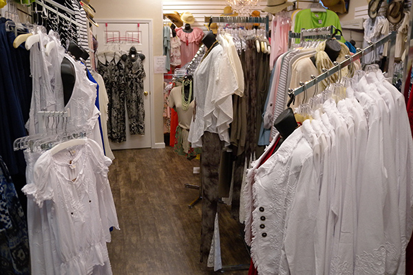 a selection of white ladies' blouses