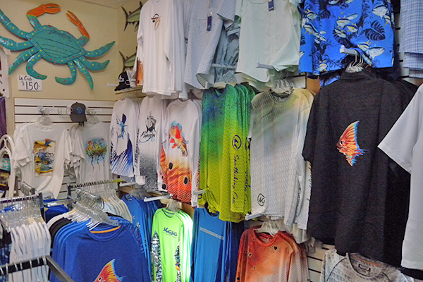 Mojo and Guy Harvey shirts