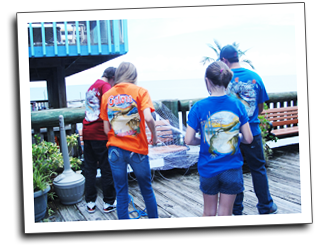 Different colors of Guy Harvey shirts