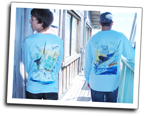 long-sleeved Guy Harvey shirts