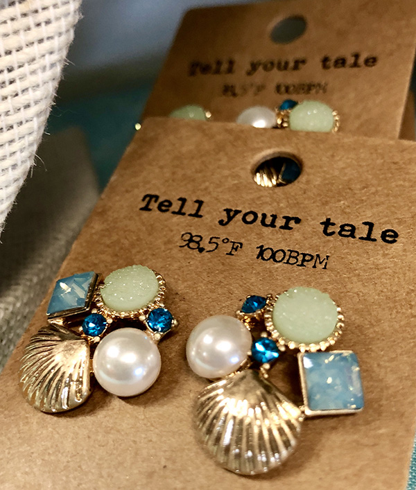 sea shell earrings