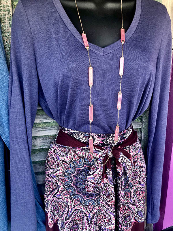 ladies purple blouse