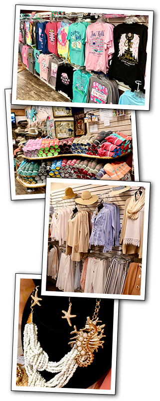 outside view of the store on Dock Street in Cedar Key, Florida